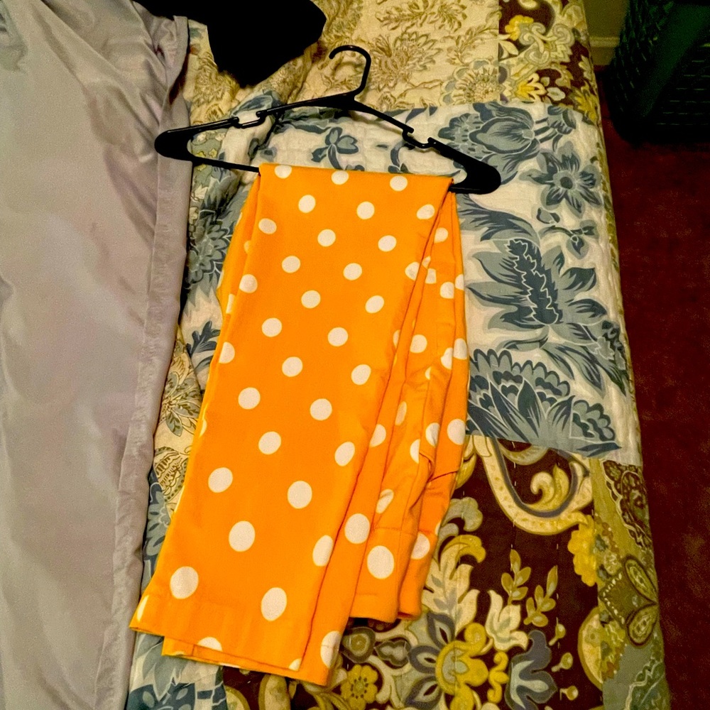 Versona yellow polka dot pants